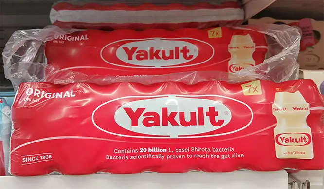 Bebida de leche fermentada Yakult